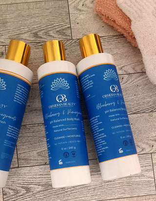 Blueberry & Pomegranate Extract Body Wash | pH Balanced | Nourish + Protect