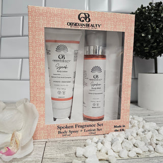 Spoken Body Mist and Lotion Set