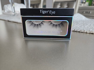 Obsidian Beauty® 3D Tiger's Eye Faux Mink Lashes