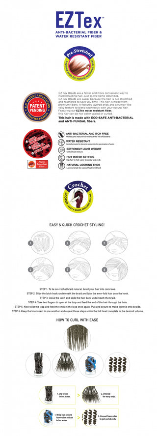 braid hair, anti-bacterial, non-flammable hair