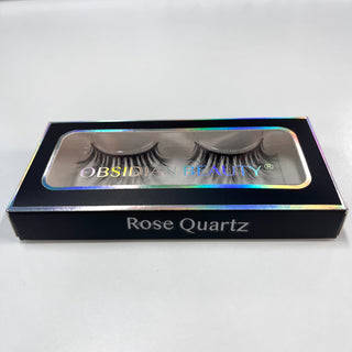 Obsidian Beauty® Rose Quartz 3D Faux Mink Lashes