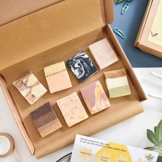 Soap Sampler - Letterbox Gift Set - 8 Mini Soap Bars